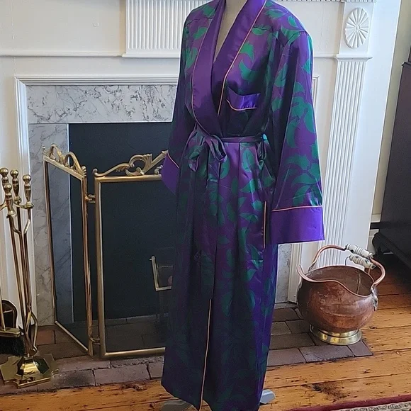 Vtg Victoria's Secret Gold Label Robe - Picture 4 of 8